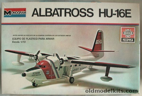 Monogram 1/72 Grumman Albatross HU-16E Coast Guard, 5400 plastic model kit